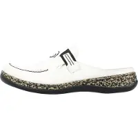Rieker Damen Pantolette Clog Sabot 46393-80, Größe:41 EU, Farbe:Weiß