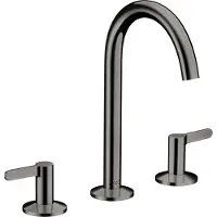 Hansgrohe 3-Loch-Waschtischarmatur 170 Axor One A 140mm, m Pus-Op-Abl, m HG, pol. bla vc