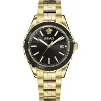 Versace Hellenyium Automatic Herrenuhr gold schwarz