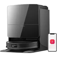 Roborock Saros 10R Saug-/Wischroboter [180 Minuten, 270ml, 20000Pa] schwarz inkl. Absaug-/Reinigungsstation | Zustand: Neu & original versiegelt