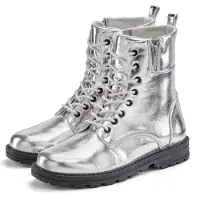 LASCANA Stiefelette silberfarben Größe 36