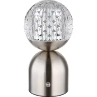 Globo Lighting Tischleuchte JULSY DH 10.50x20 cm grau Tischlampe