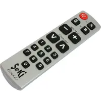 Seki Grande 71933 Programmierbare Universalfernbedienung, 2 steuerbare Geräte