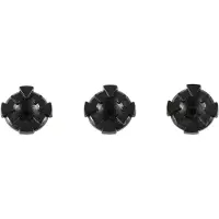 Leatt Dbx/gpx 4.0/5.0/5.5/6.0/6.5 Helmschirm-schrauben Schwarz Schwarz One Size