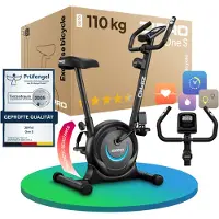 Zipro One S Heimtrainer Fahrrad für Zuhause Magnet Fahhrad bis 110 kg Magnete Exercise Bike Fitnessbike Fitness Fahrrad Hometrainer Cardio Fahrrad Computer Fitness Geräte Zuhause