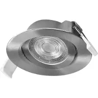 Osram 4099854595554 Spot Set LED Einbaustrahler 4,9W Flexibel Satin-Nickel