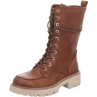 Mustang Veterschoenen Hoog Veterschoenen Hoog - Cognac - Maat 42