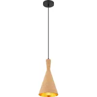 Globo Lighting Hängeleuchte Metall schwarz matt, 1x E27