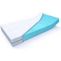 MSS e.K. Aqua Deluxe - 7 Zonen Wellness Matratze - 80 x 200 cm | Höhe 16 cm| H4/H5