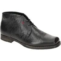 Think! Think GURU Herrenstiefelette - elegante Stiefeletten schwarz Elegant NEU