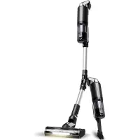TurboTronic Akku-Staubsauger - CV11 - kabelloser 2in1 Stab- & Handstaubsauger, 120 W, 11 kPa Saugleistung, HEPA-Filter, Zyklon-Technologie, LED-Bodenbürste Black