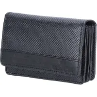 The Skandinavian Brand Damen Leder Geldbörse Quer - Black : Black Farbe vom Hersteller: Black