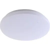 LINDBY LED-Außendeckenleuchte Kirkola, 4000 K, Ø 34 cm, weiß