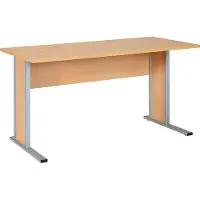 MÖBELPARTNER Schreibtisch Lion | Large | HxBxT 70x140x65cm | Buche