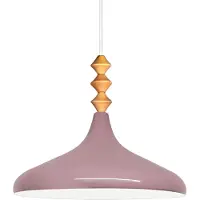 Bamyum Champion Q Holz-Einzelleuchter, Lila Pendelleuchte