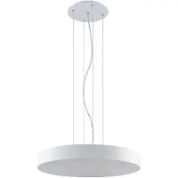 Arcchio Noabelle LED Pendelleuchte Ø80 White - , Noabelle, dimmbar, Weiß, für Küche, Metall, Modern