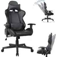 Vdd Bürostuhl Gaming Stuhl Thomas - Racing Gaming Style Stuhl - schwarz