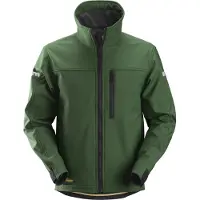 Snickers Workwear AllroundWork Softshell Arbeitsjacke Waldgrün-Schwarz-XXL
