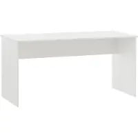 MÖBELPARTNER Schreibtisch Jaguar | HxBxT 73,6x150x65cm | Weiß