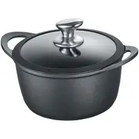 Berndes Kochtopf mit Glasdeckel 20 oder 24 cm, Aluminium, schwarz - Vienna