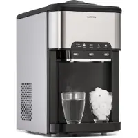 Klarstein Eiswürfelmaschine für Zuhause Camping Gastro, Schnelle Mini Eiswürfelmaschine Klein, Profi Eismaschine für Große Kleine Klare Eiswürfel, Selbstreinigend mit 3L Eiswürfelbehälter, 20kg/24h