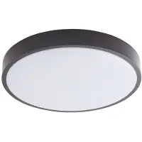 LINDBY Smart LED-Deckenlampe Innes schwarz 38cm RGB CCT Tuya