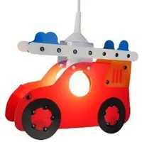 Niermann Standby Niermann Leuchten Pendelleuchte Feuerwehrauto - Maße: 32 cm x 6 cm x 24 cm - Farbe: rot; 181