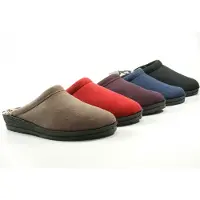 Rohde stadt D 2291 Schuhe Damen Hausschuhe Pantoffeln Clogs Schurwolle, Größe:35 EU, Farbe:Rot