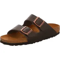 Birkenstock 051103 Uni Tieffussbett-Pantolette Arizona Dunkelbraun, Braun, Gr. 48
