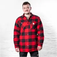 Stier Heavy Lumber Jacket bci Baumwolle XL buffalo plaid red