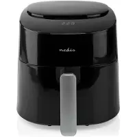Nedis Heißluft Friteuse - Timer: 4 h - Anzahl voreingestellter Programme: 8 - Digital - Schwarz