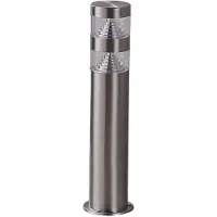 LINDBY Lanea 40 Gartenleuchte Steel - , LANEA, Metallisch, für Terrasse, Edelstahl, Modern