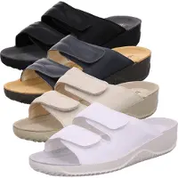 Rohde Slipper Soltau-40 1940 Damen Black-Schuhgröße 40