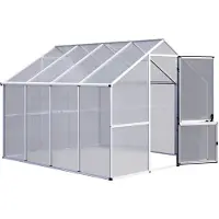 KGT Gewächshaus "Enzian IV" pressblank 8 m² 6 mm HKP