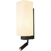 SLV 1003428 QUADRASS SPOT Wandleuchte mit LED Spot und E27 Fassungschwarz