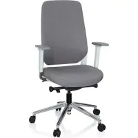 Hjh OFFICE CHIARO T4 WHITE - Profi Bürostuhl Grau