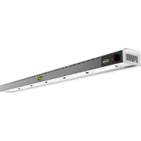 CombiSteel Wärmestrahler aus Edelstahl mit 3 Heizelementen 2000x180x90mm