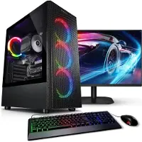 Kiebel.de PC Set Gaming mit 27 Zoll TFT Viper IV AMD Ryzen 5 5600GT, 32GB DDR4, AMD Vega Grafik, 1TB SSD, WLAN, Windows 11, Komplettsystem Gaming