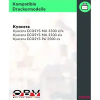 OBV Toner geeignet für ECOSYS MA 3500 cifx Plus ECOSYS MA 3500 cix Plus als Ersatz für Kyocera TK-5370C 1T02Z6CNL0 Cyan - ca. 5000 Seiten - KYM-5370C