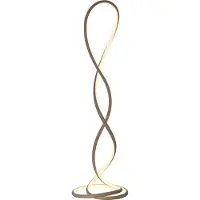 Paul Neuhaus LED Stehlampe Twist, dimmbar, creme / amber, für Wohn- / Esszimmer, Aluminium, Modern, LED Stehlampe