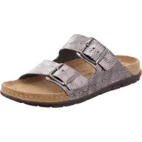 Rohde Slipper Rodigo 5872 Damen Oxyd Silver-Schuhgröße 39