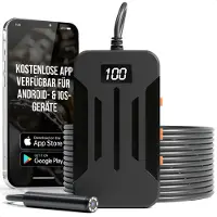 Strex Inspektionskamera Endoskop - 10 m Kabel - 1080P HD - WLAN - LED Beleuchtung - IP67