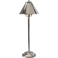 Elstead Lighting Schreibtischlampe Industrial Nordic Provence Stahl poliert Nickel 1 Licht E14