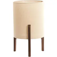 Light & Living - Tischleuchte Litto - Dunkelbraun - Ø28cm Tischlampe - Nachttischlampe, Wohnzimmer, Schlafzimmer