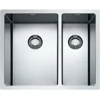 NABER Corno Piu PFU11, Spüle, Edelstahl, Becken links