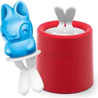 Zoku Eislutscher, Pop Maker, Kaninchen, Polypropylen/Silikon, BPA frei, Rot - | Animal
