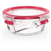 EMSA Clip&Close Glass Vorratsdose 550 ml Glas Rot