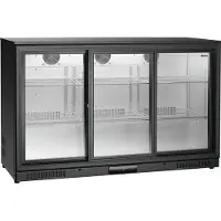 Bartscher Barkühlschrank 270 Liter 3 Schiebetüren 1340 x 530 x 860mm