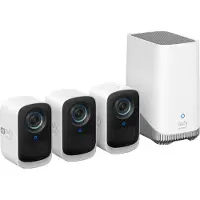 Anker eufyCam S300 (eufyCam 3C) 3-Cam Kit White