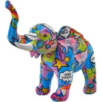 Wild republic 27346 Jumbo Plüschtier Elefant bunt 80 cm Kuscheltier nachhaltig ab 0 Monaten